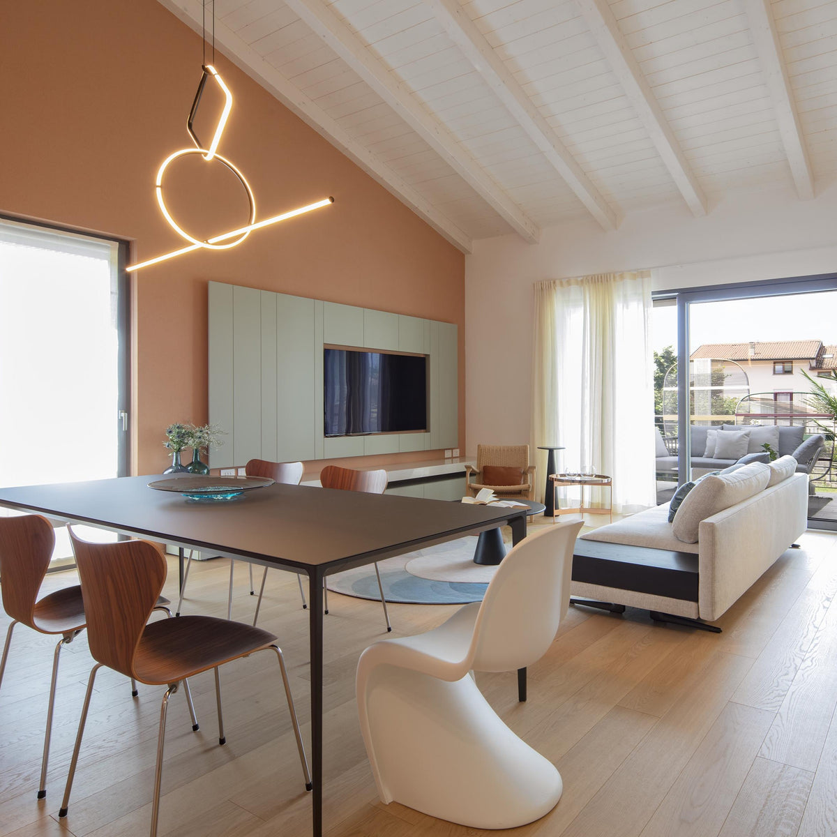 Casa contemporanea con interior design su misura ad Altavilla Vicentina
